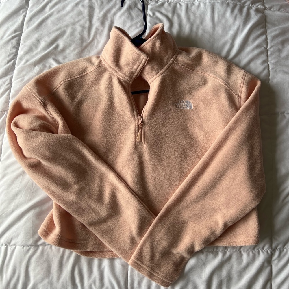 North face cropped pullover